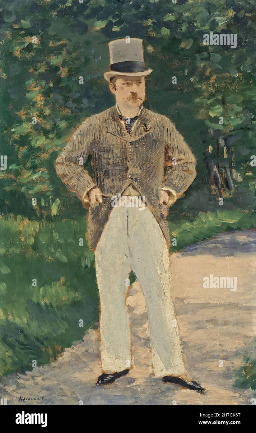 Edouard Portrait of Monsieur Brun 1880 Stock Photo Alamy