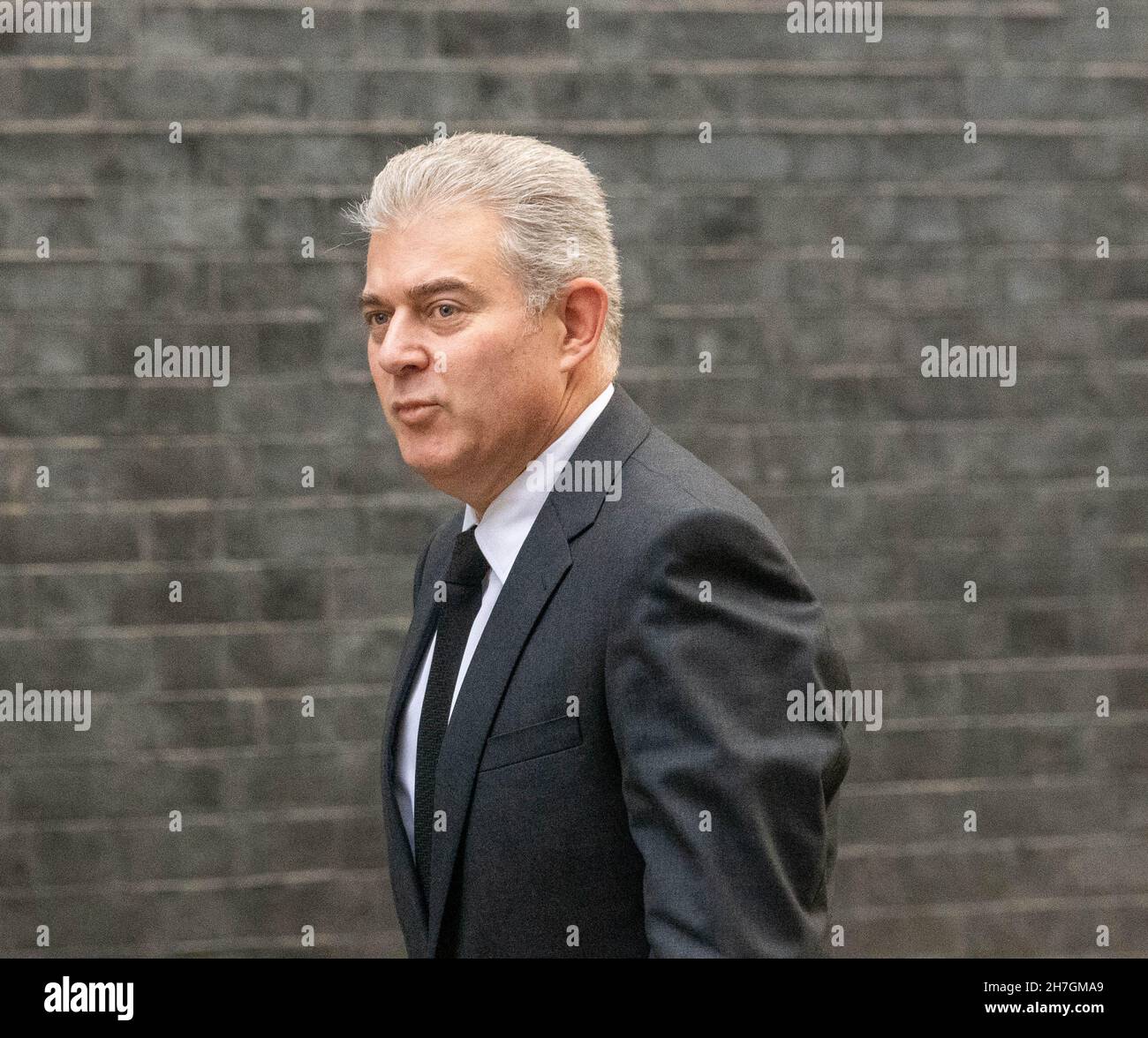 London, UK. 23rd Nov, 2021. Brandon Lewis NI Secretary arrives at a cabinet meeting at 10 Downing Street London. Credit: Ian Davidson/Alamy Live News Stock Photo