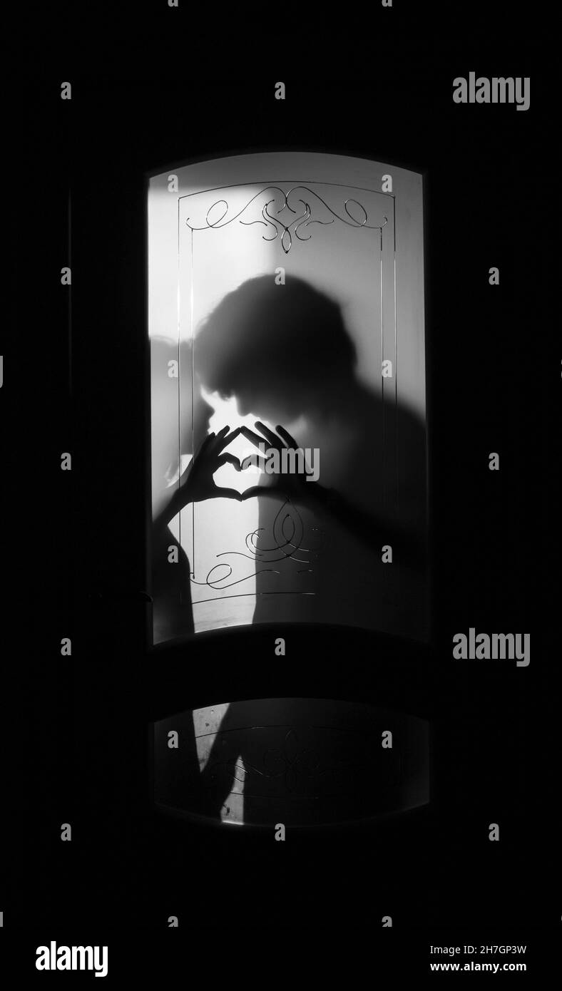 Couple making love silhouette hi-res stock photography and images - Alamy