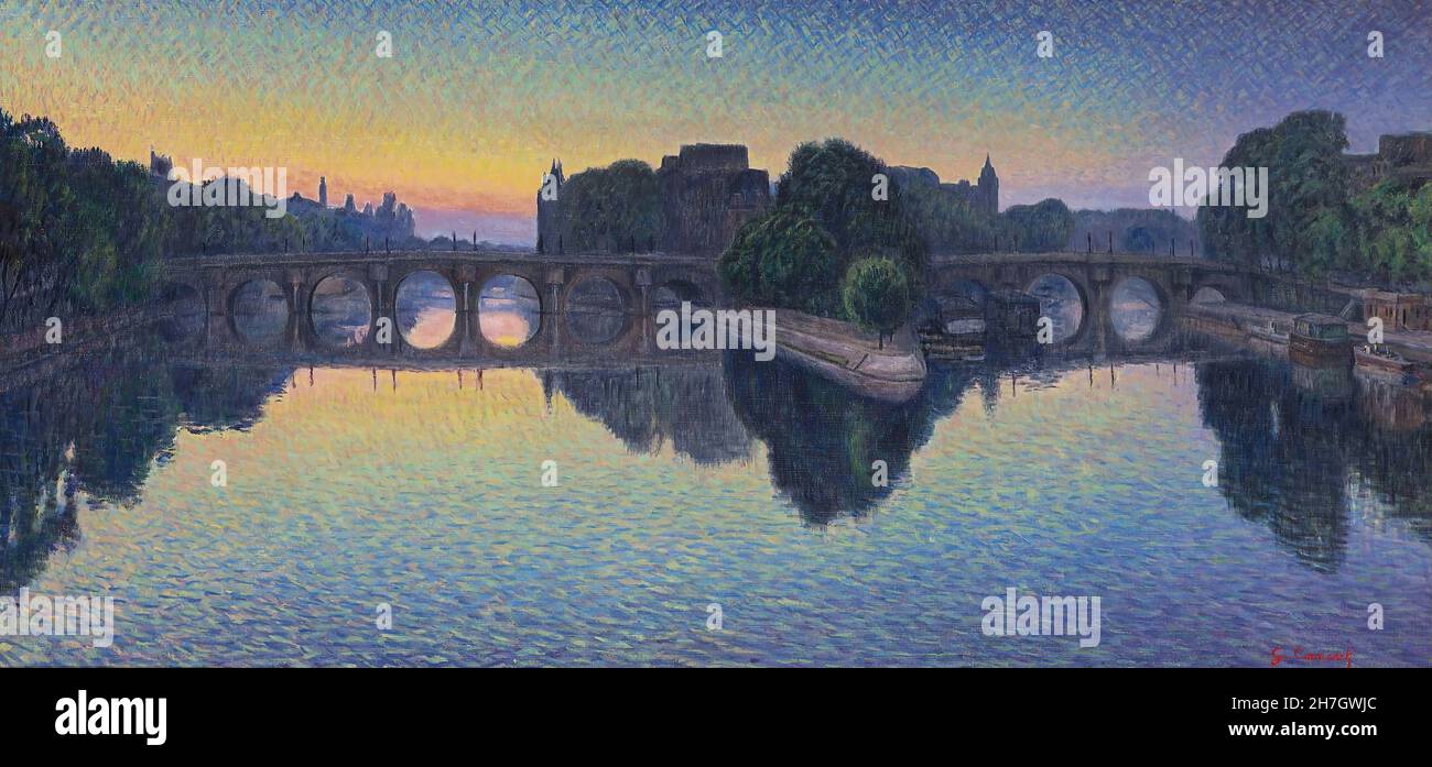 Gustave Cariot - Pont Neuf - Aurora Stock Photo - Alamy