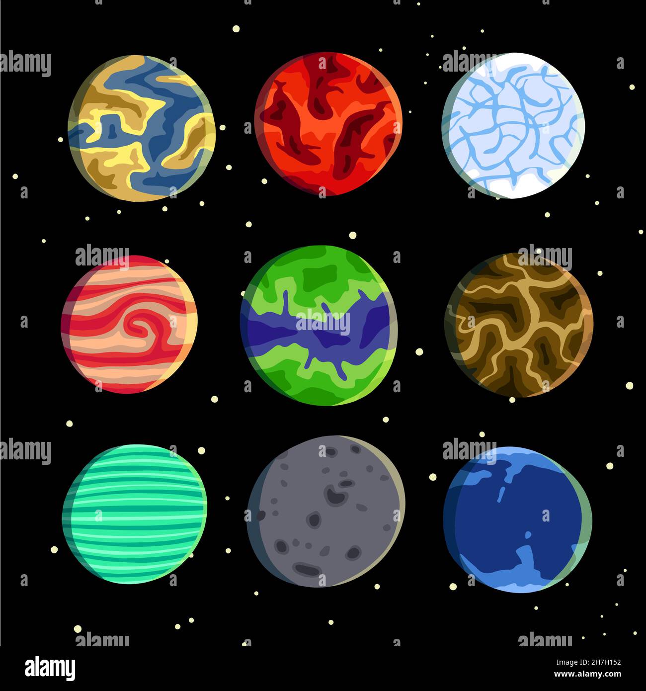 The nine planets hi-res stock photography and images - Alamy
