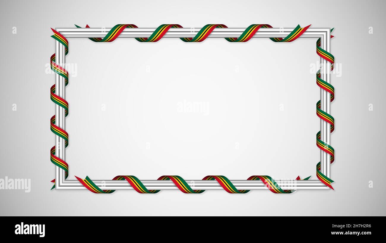 EPS10 Vector Patriotic background with Ghana flag colors. An element of impact for the use you want to make of it. Stock Vector