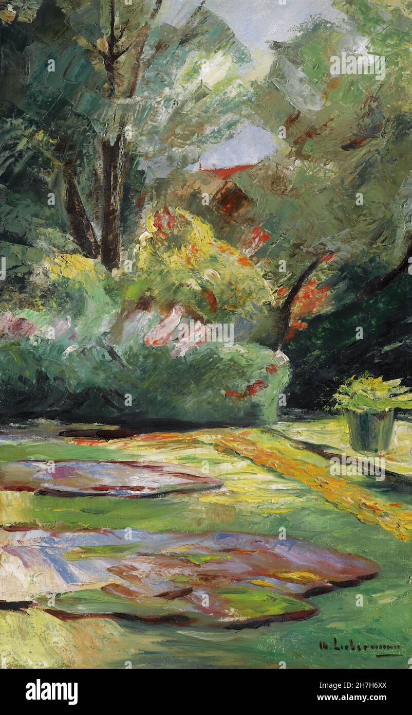 Max Liebermann、WANNSEEGARTEN、海外版超希少レゾネ File:Max Liebermann - Der Garten des Künstlers am Wannsee
