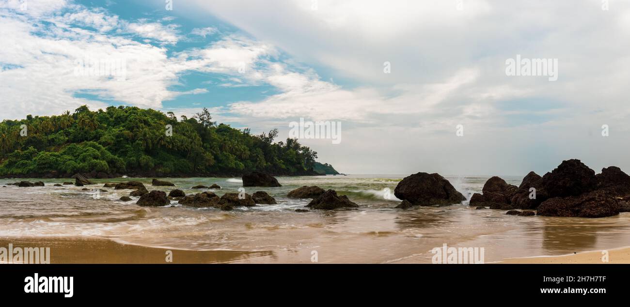 Galgibaga Beach - Goa, India Stock Photo