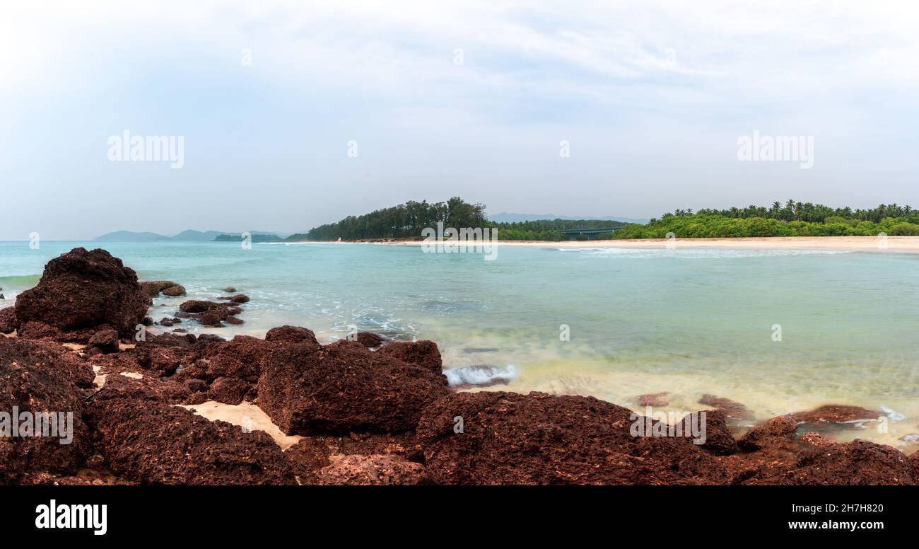 Galgibaga Beach - Goa, India Stock Photo