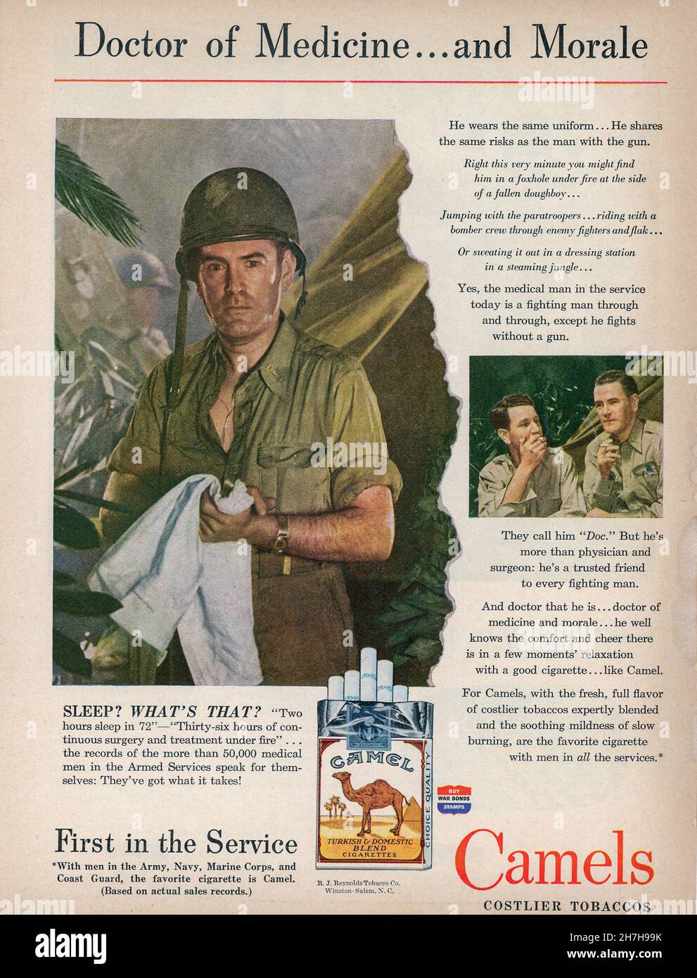 8 May 1944 Newsweek Magazine Advertising, USA Stock Photo