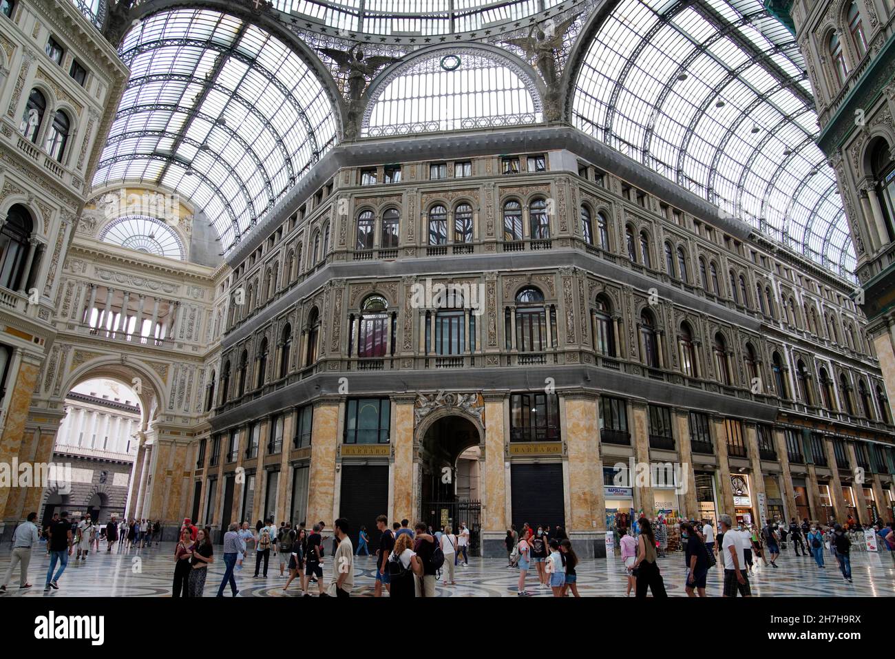 Galleria Umberto I, Napoli, Campania, Italy, Europe Stock Photo