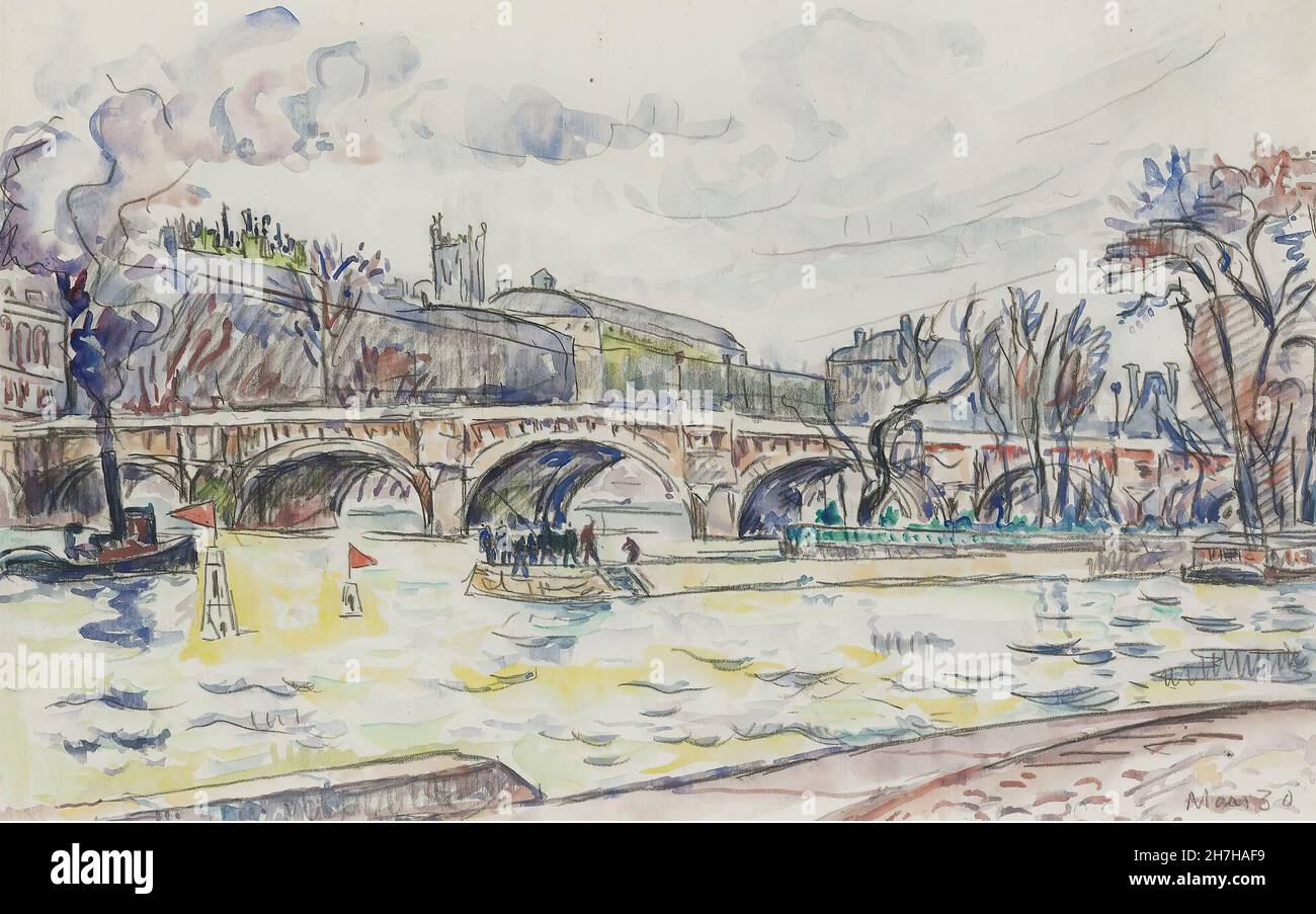 Paul Signac, The Pont Neuf, Paris