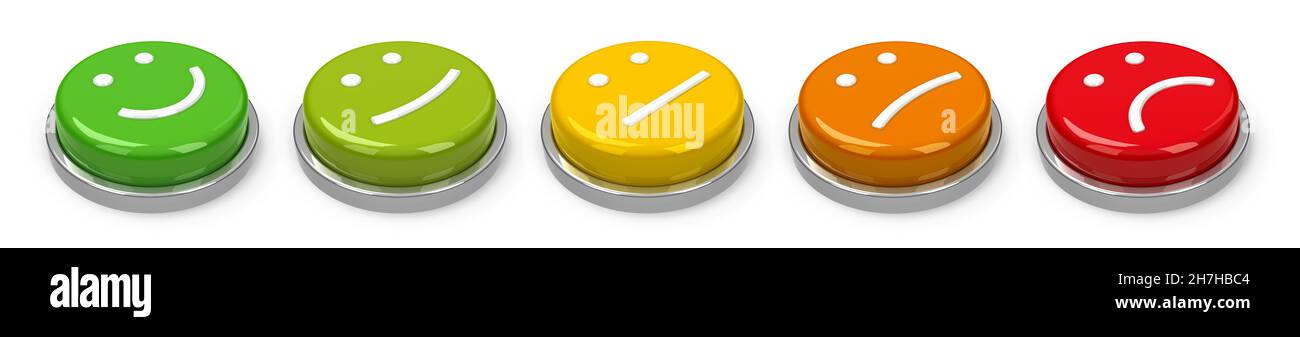3d illustration yes no buttons hi-res stock photography and images - Alamy