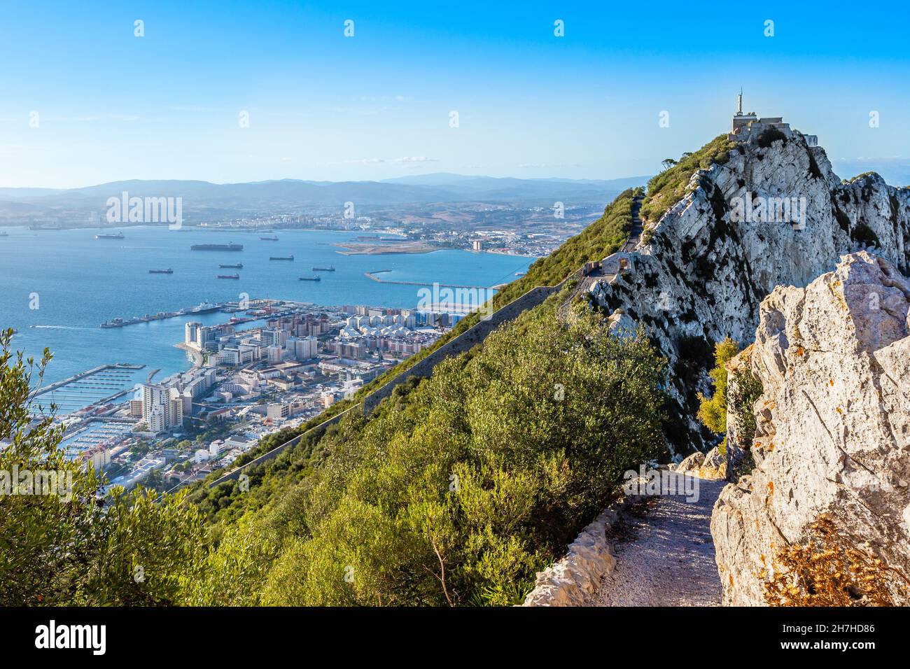 Gibraltar Rock Peak Top Hi res Stock Photography And Images Alamy