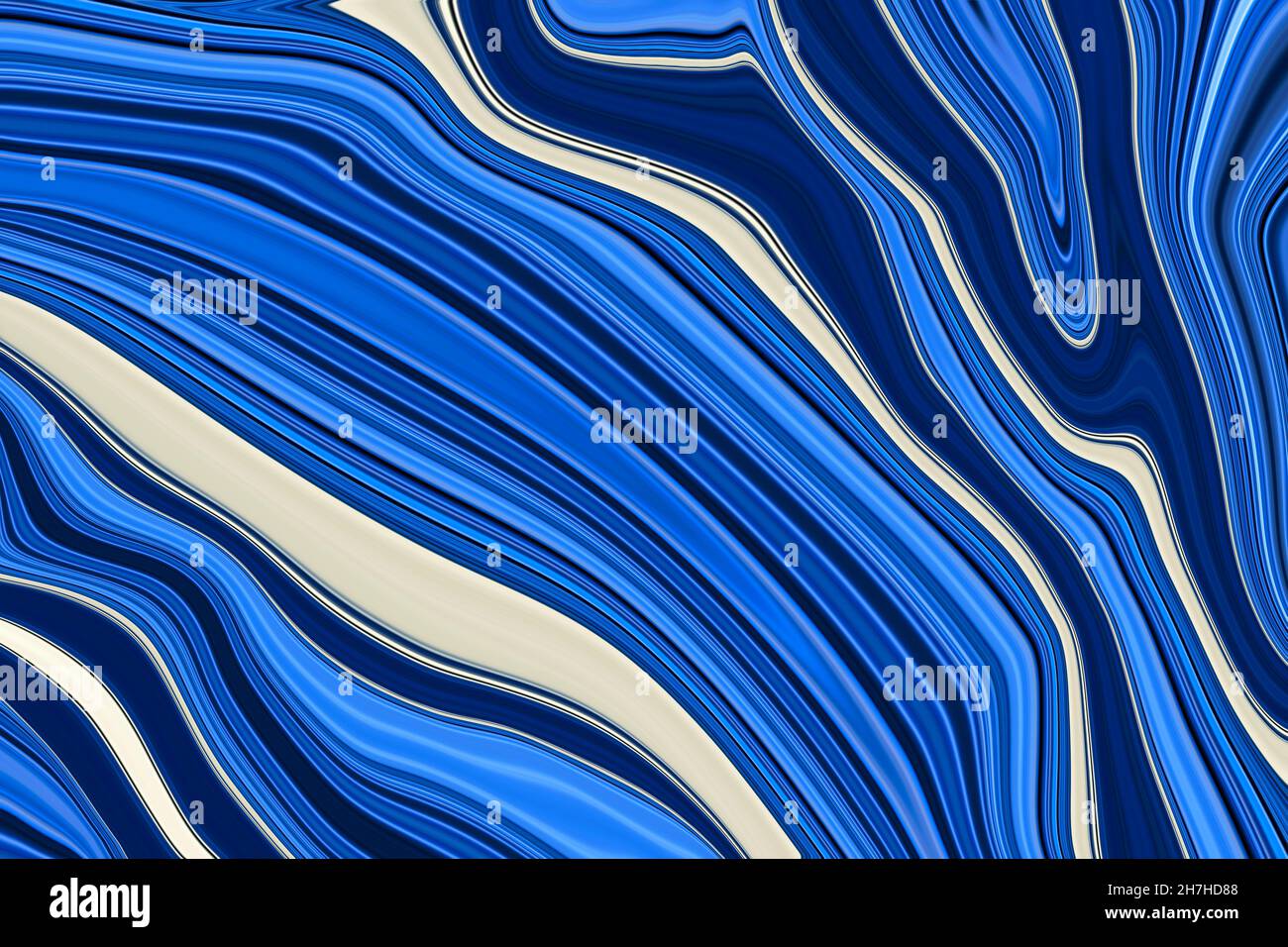 Fluid art. Marble ink colorful. Blue marble pattern texture abstract ...