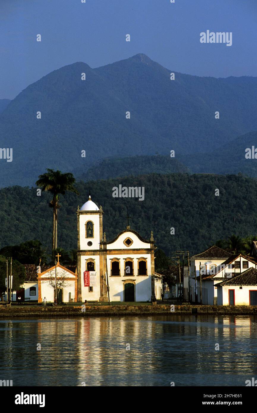 BRAZIL, STATE OF RIO DE JANEIRO, PARATY WAS FOUNDED IN 1667, COLONIAL ...