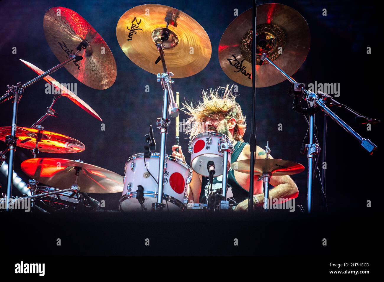 LONDON, LONDON STADIUM, JUNE 23RD 2018 Taylor Hawkins, drummer of the