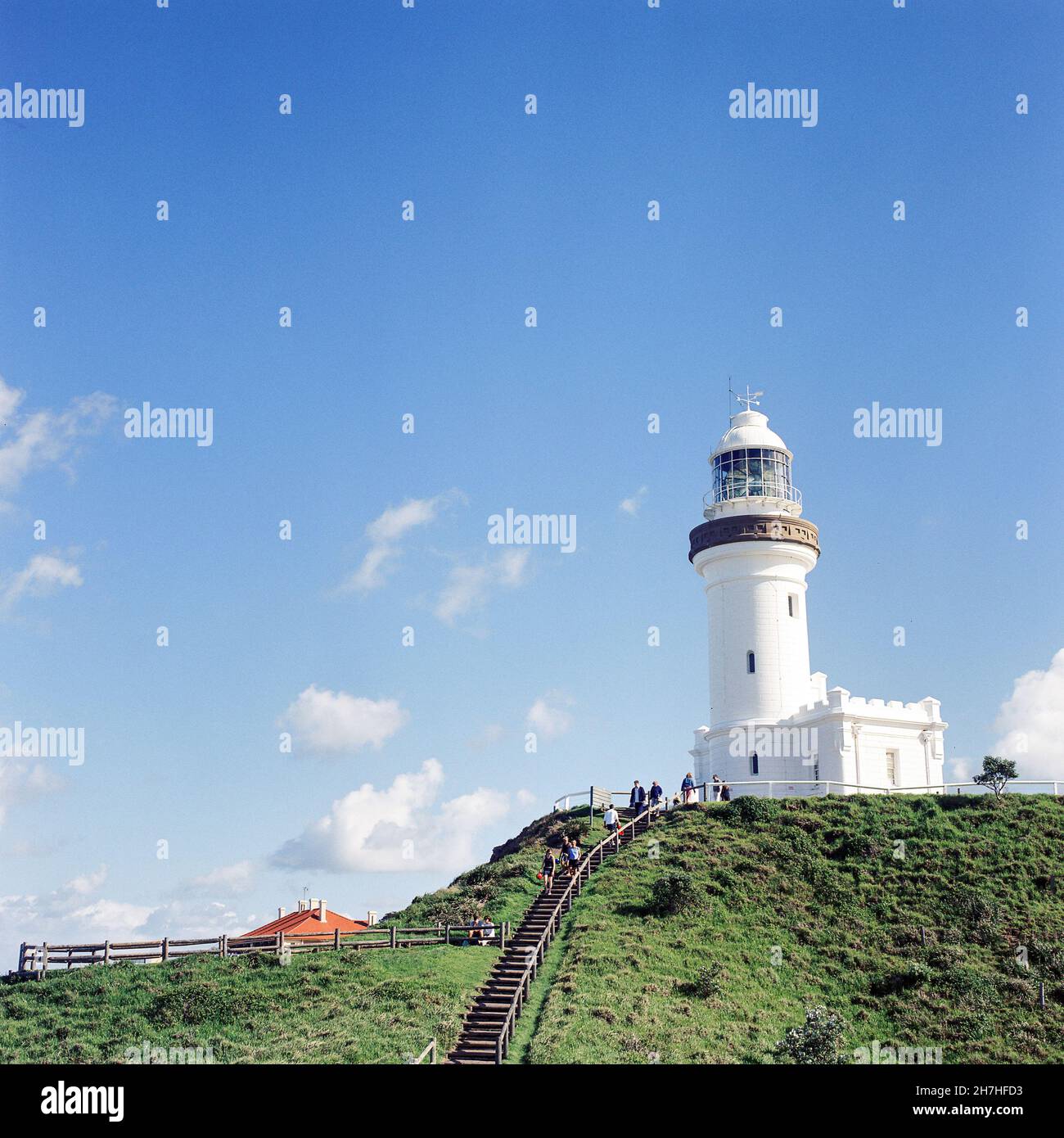 Cape Byron Lighthouse in Byron Bay. Australia’s most easterly point, New South Wales, NSW