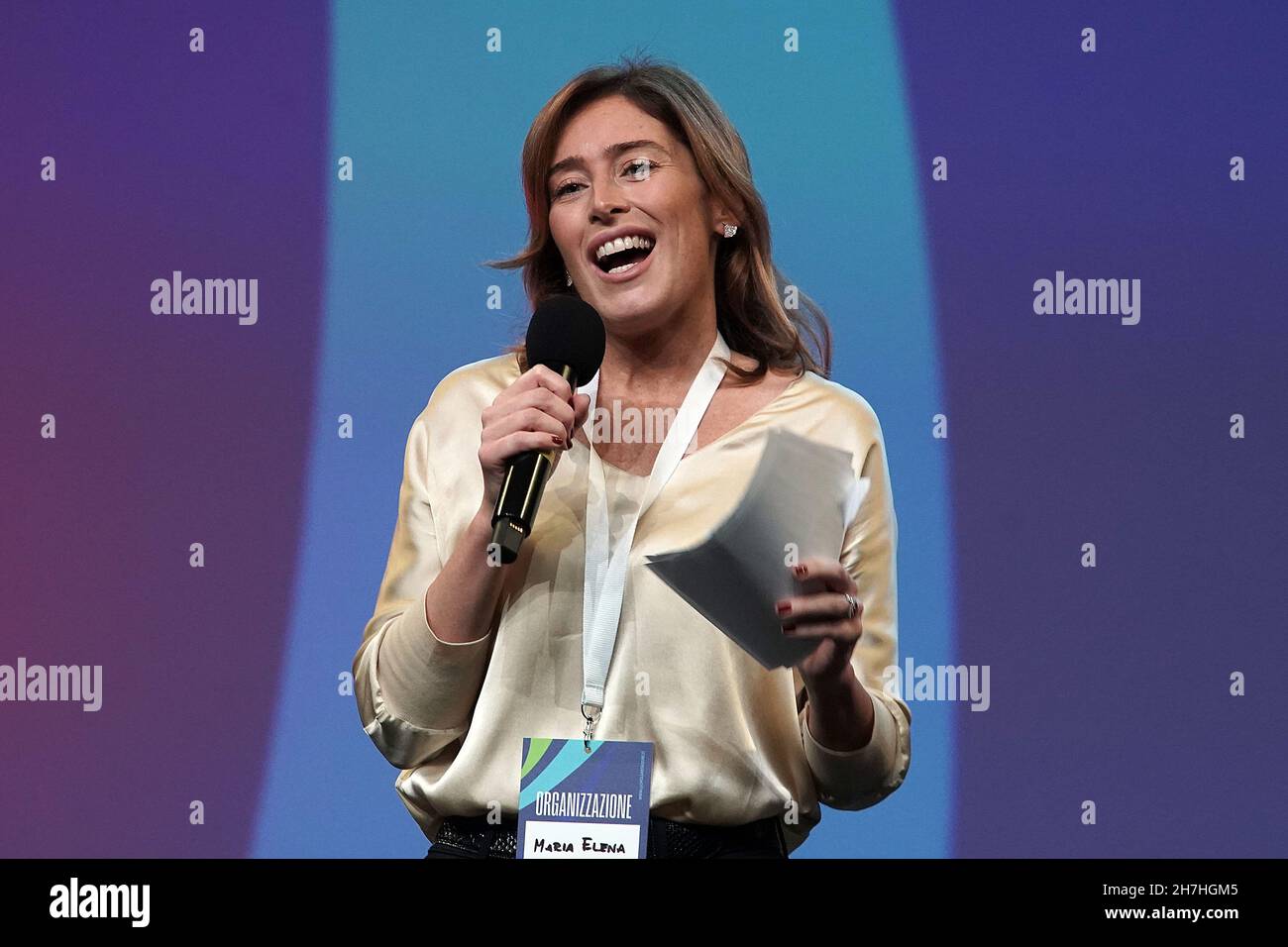 Maria Elena Boschi Stock Photo - Alamy