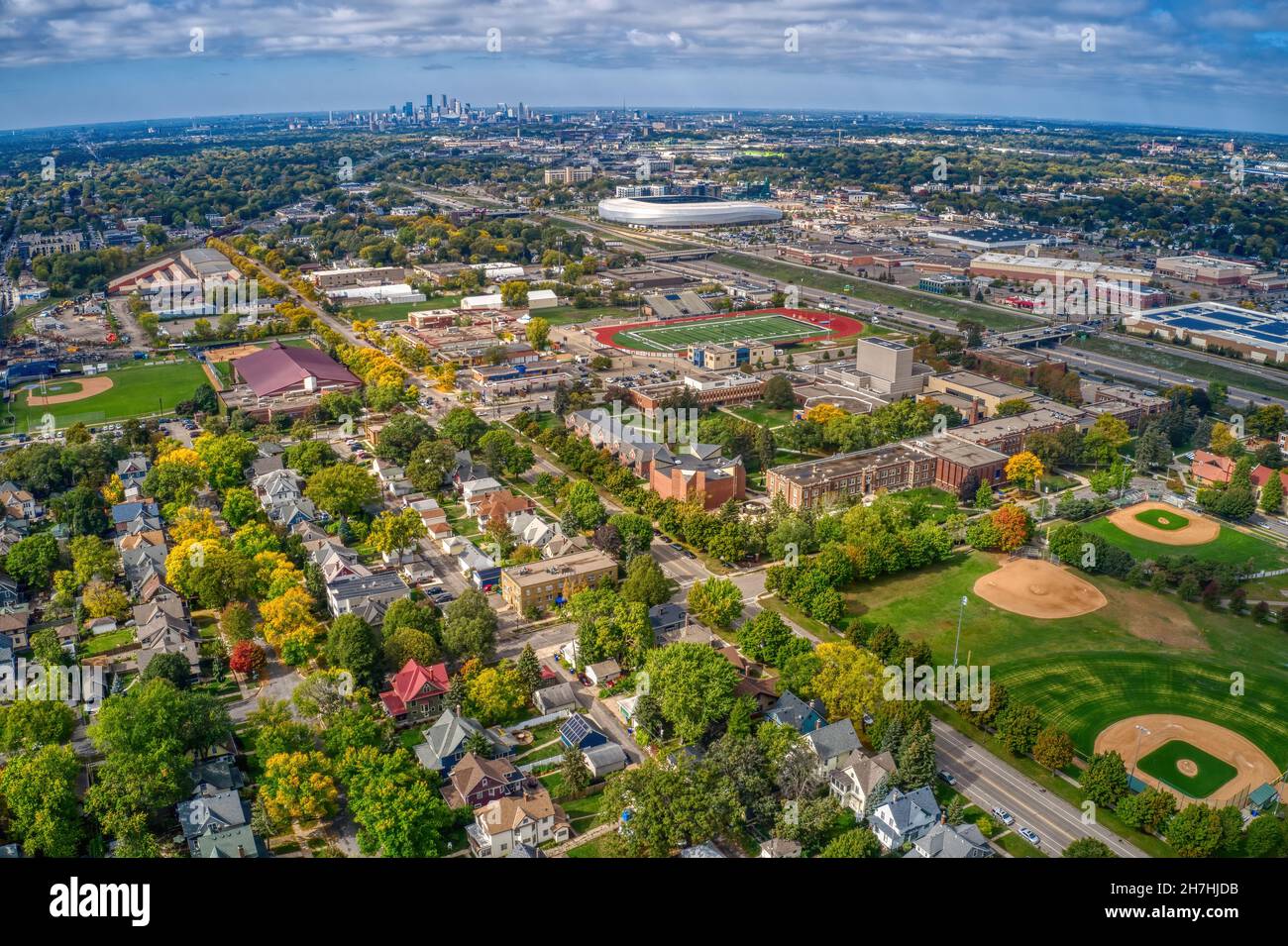 Aerial view of the city of Moorhead in Minnesota Stock Photo Alamy Aerial view of the city of Moorhead in Minnesota Stock Photo Alamy
