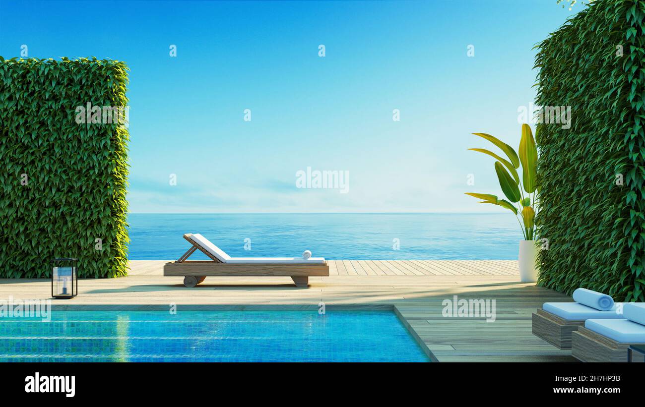 Large 3d Rendering White Swimming Pool Stock Illustration 1319235563