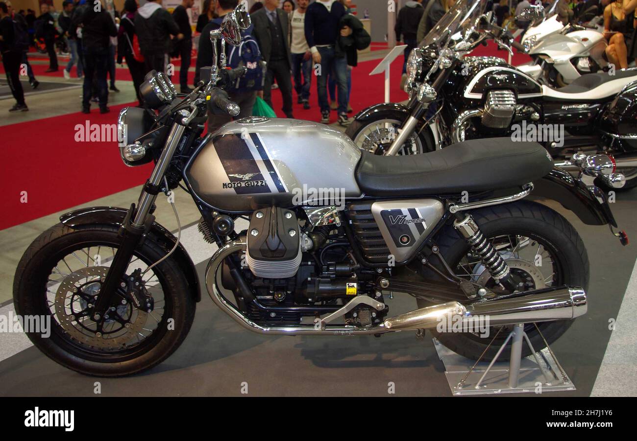 Moto Guzzi V7 Special new classic bike Stock Photo