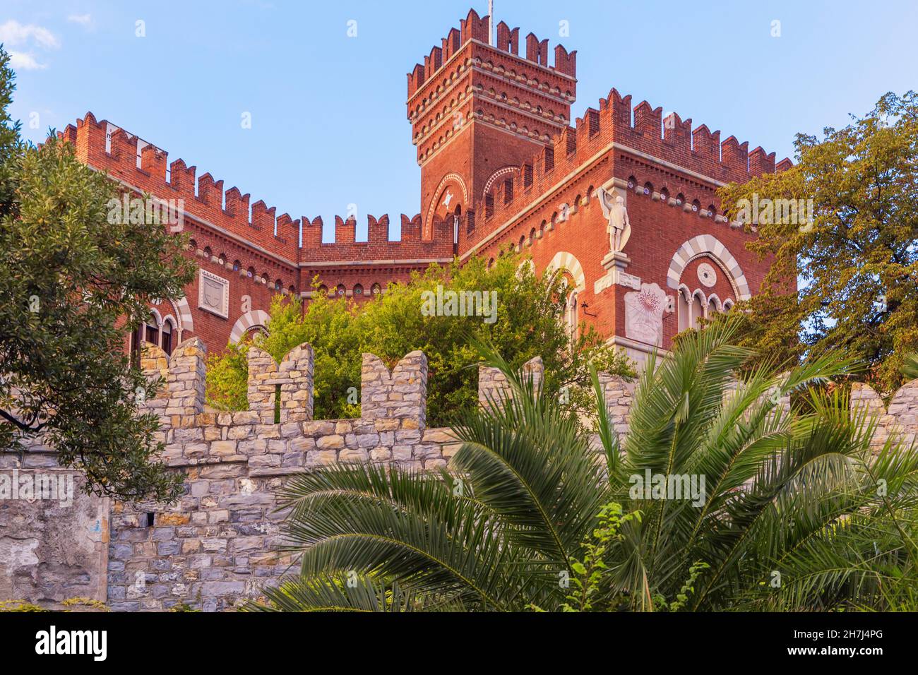 Genoa Castle D'albertis genoa hi-res stock photography and images - Alamy