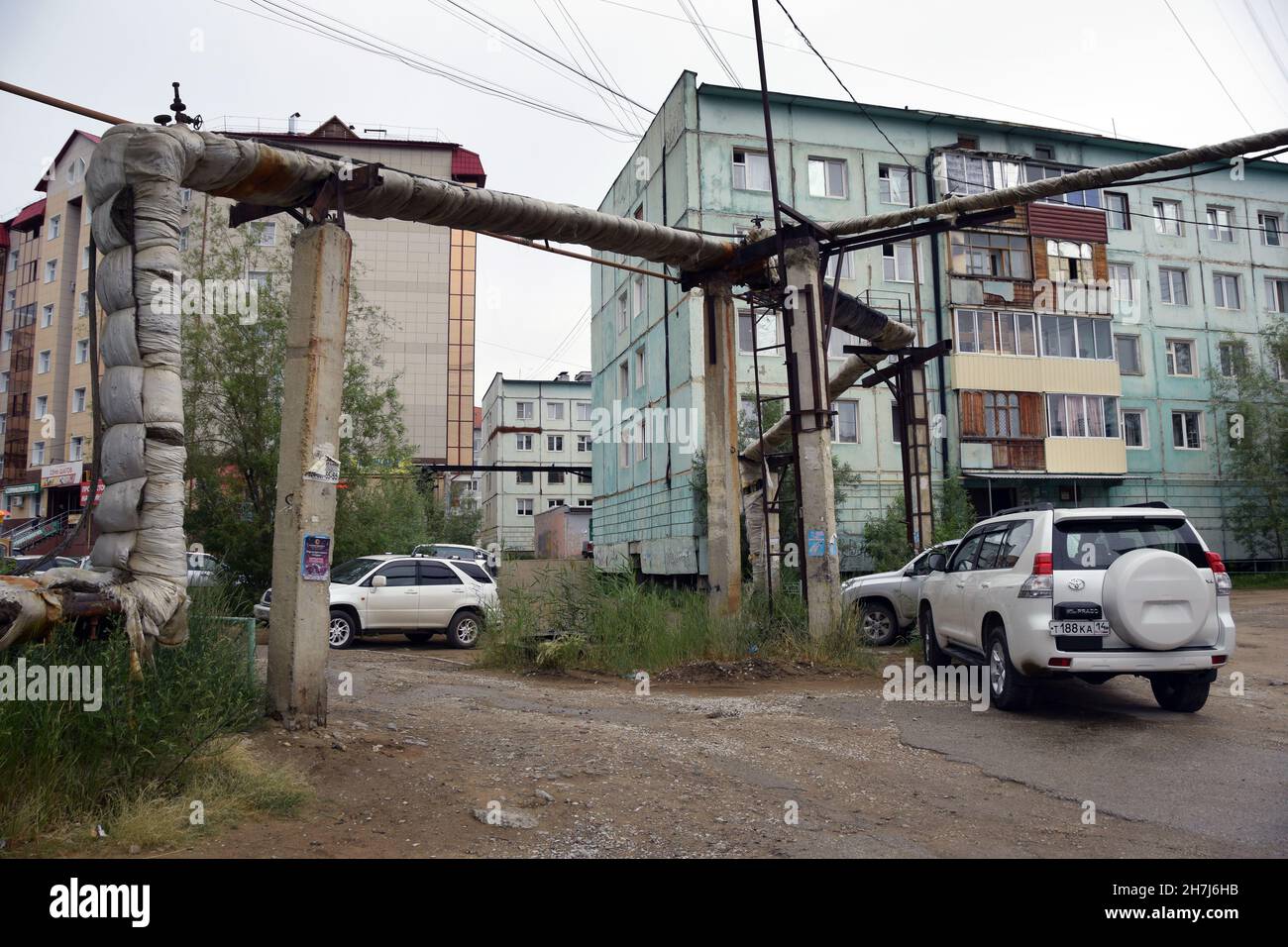 Yakutia yakutsk architecture buildings hires stock photography and