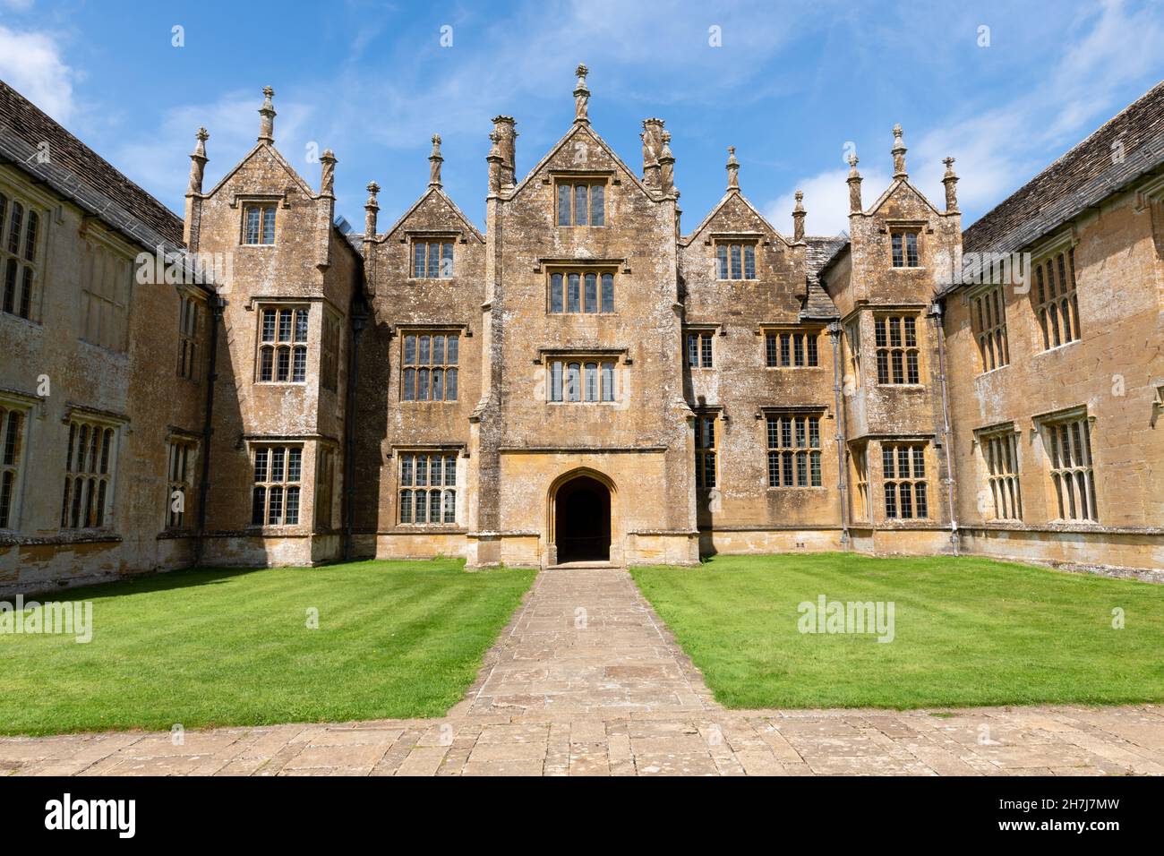 Barrington.Somerset.United Kingdom.August 14th 2021.View of Barrington court in Somerset Stock Photo