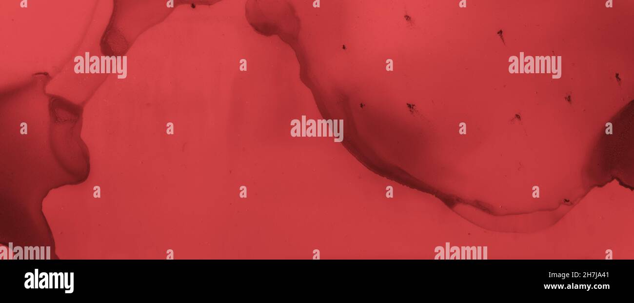Abstract Blood Background. Red Ink Banner Stock Photo - Alamy