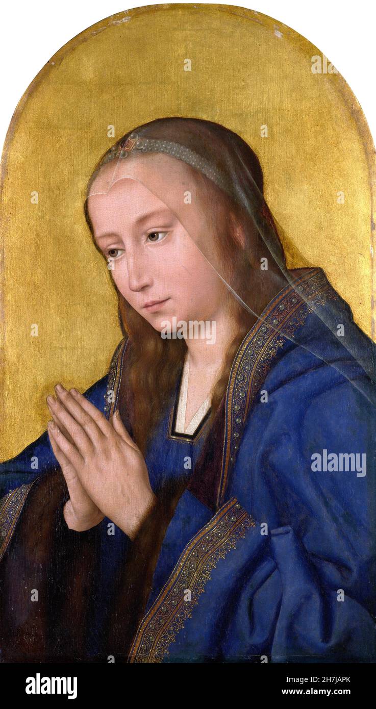 The Virgin by the workshop of Quentin Massys (c.1465/6-1530), oil on oak, c.1510-25 Stock Photo