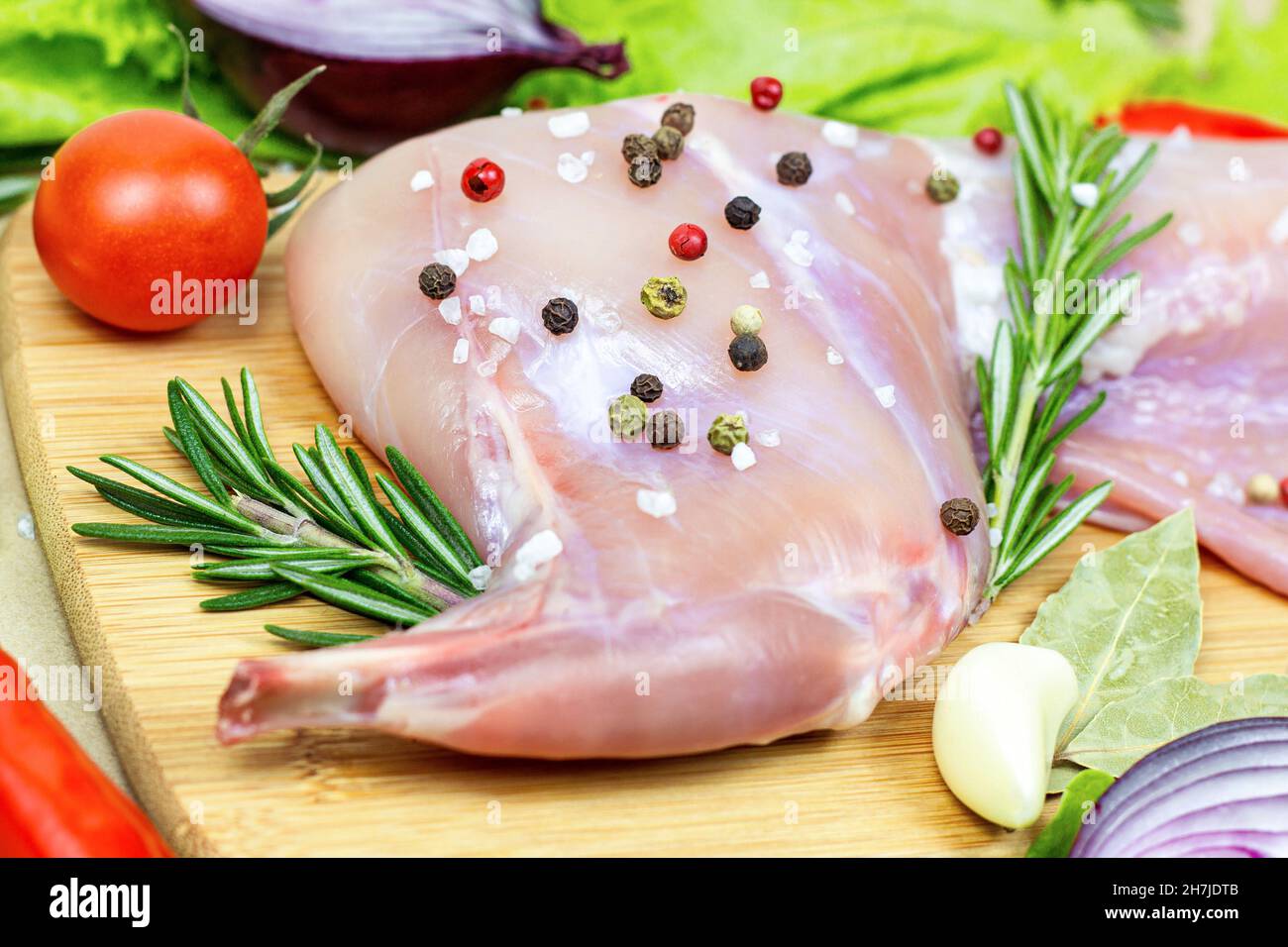 Rabbit leg hi-res stock photography and images - Alamy