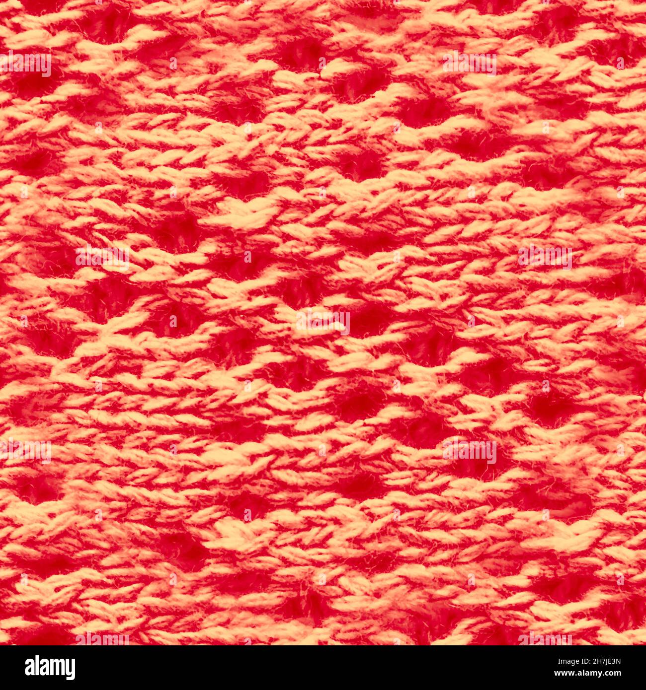 Seamless Scandinavian Knitting. Knitwear Pattern. Stock Photo