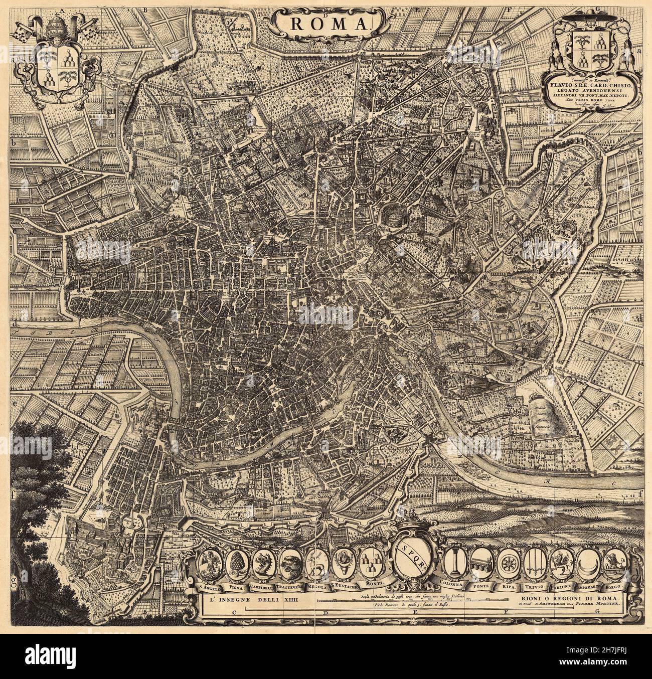 AlexisHubert Jaillot Roma (1708 Stock Photo Alamy