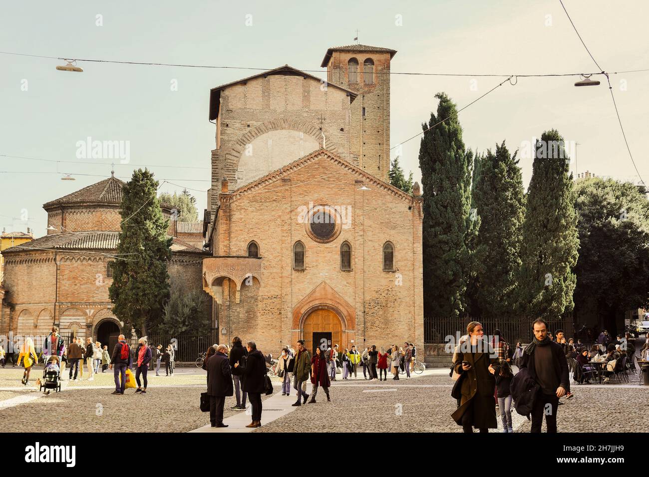 7 churches of Bologna, Basilica of Santo Stefano, Italy Stock Photo Alamy