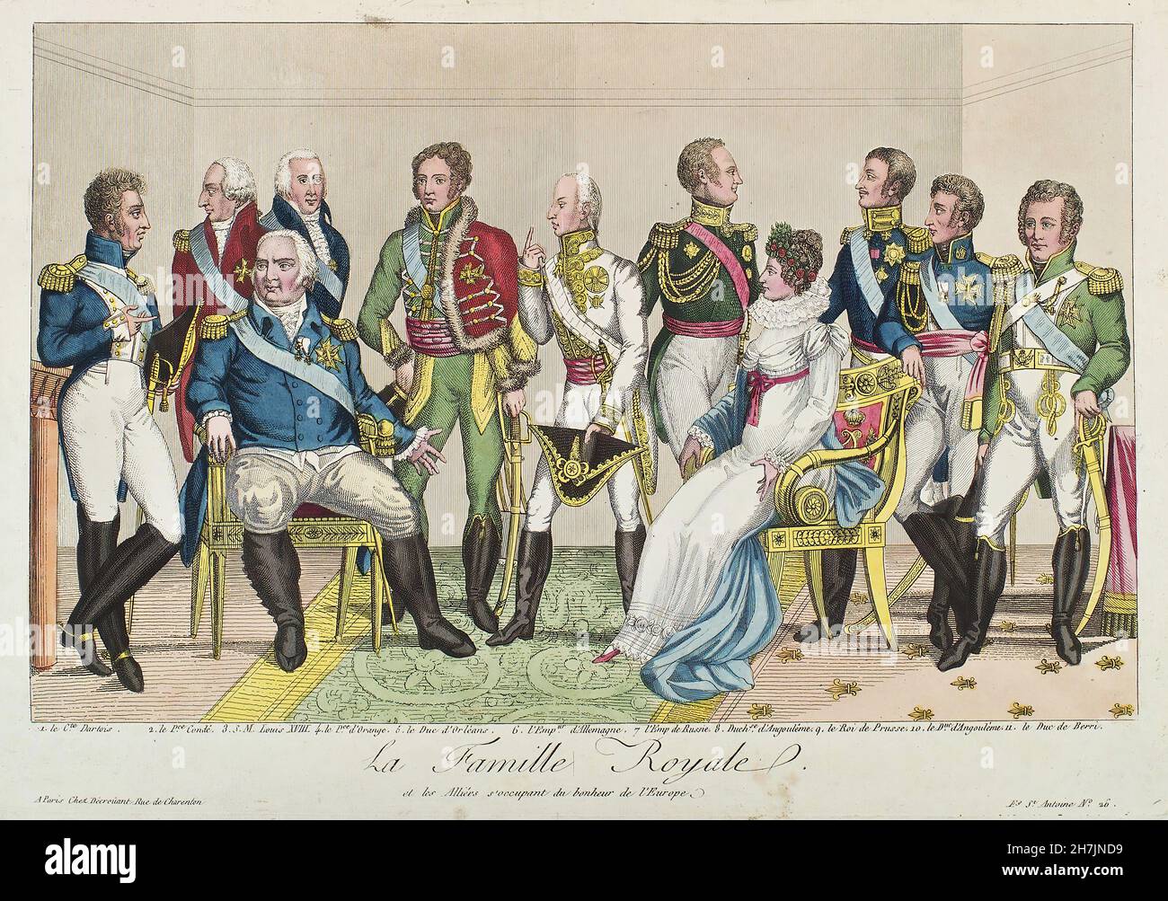 DÃ©crouant (19th Century) - La famille royale et les alliÃ©es s ...