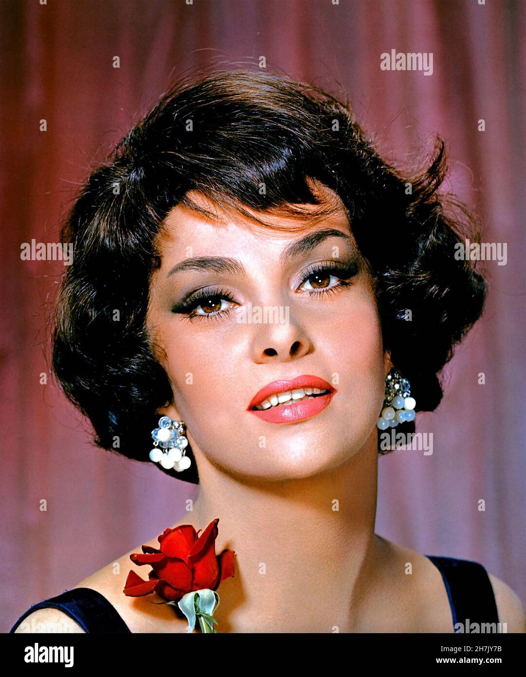 GINA LOLLOBRIGIDA Italian film actress about 1965 Stock Photo