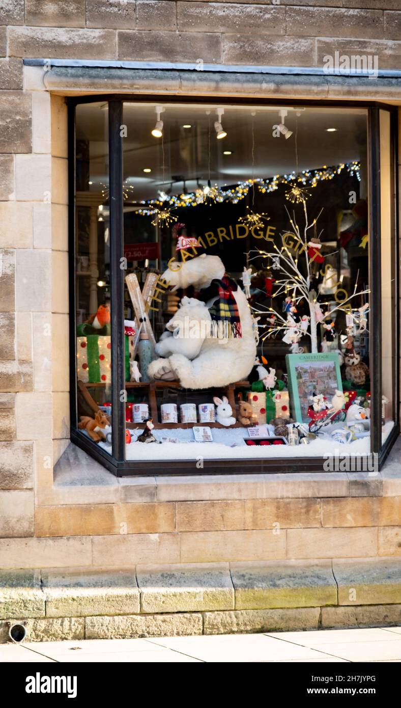 Cambridge, Cambridgeshire, UK November 2021. The Christmas 2021