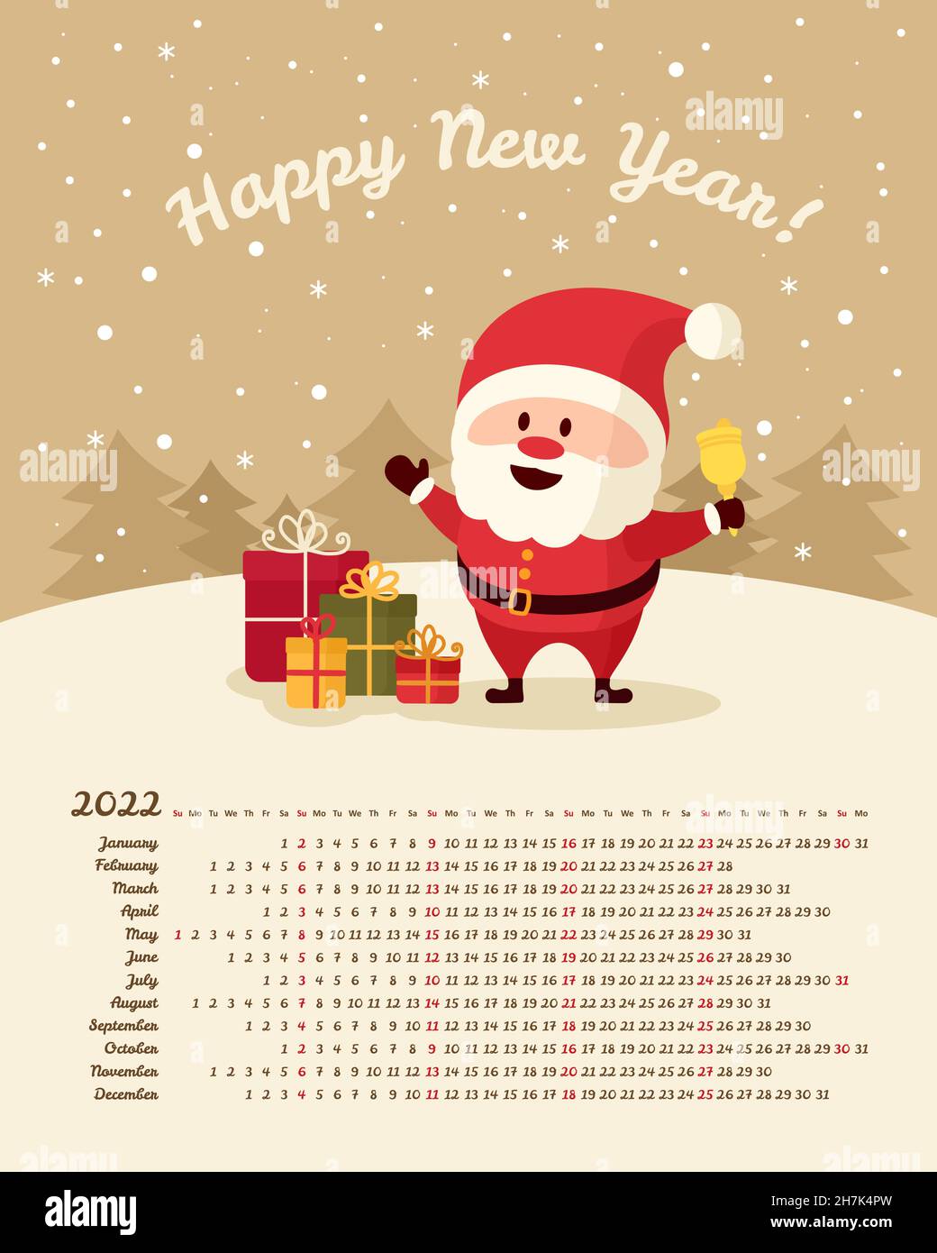 Christmas Cartoons Schedule 2022 Calendar 2022 Year. Santa Claus With Bell And Gift Boxes. Merry Christmas  And Happy New Year. Color Vector Template. Week Starts On Sunday Stock  Vector Image & Art - Alamy Christmas Cartoons Schedule 2022 Calendar 2022 Year. Santa Claus With Bell And Gift Boxes. Merry Christmas  And Happy New Year. Color Vector Template. Week Starts On Sunday Stock  Vector Image & Art - Alamy