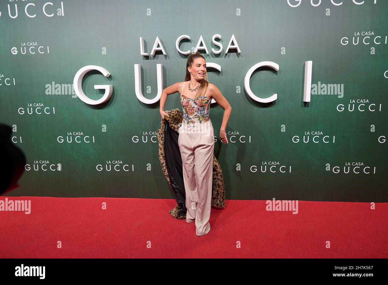 Madrid. Spain. 20211123, Flora Gonzalez attends 'House of Gucci' Premiere  at Callao Cinema on November 23, 2021 in Madrid, Spain Credit: MPG/Alamy  Live News Stock Photo - Alamy