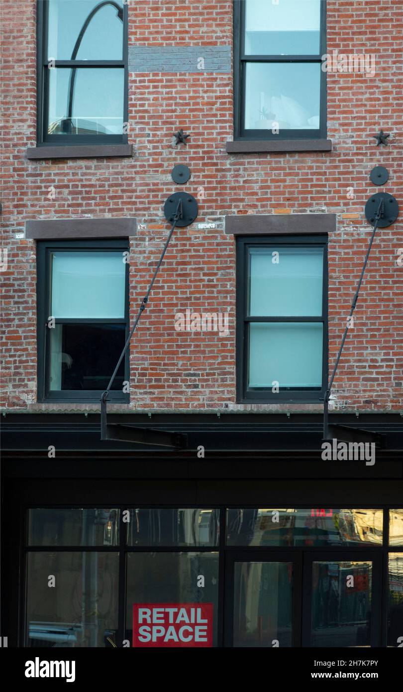 retail space for rent in south street seaport district Manhattan NYC Stock Photo Alamy