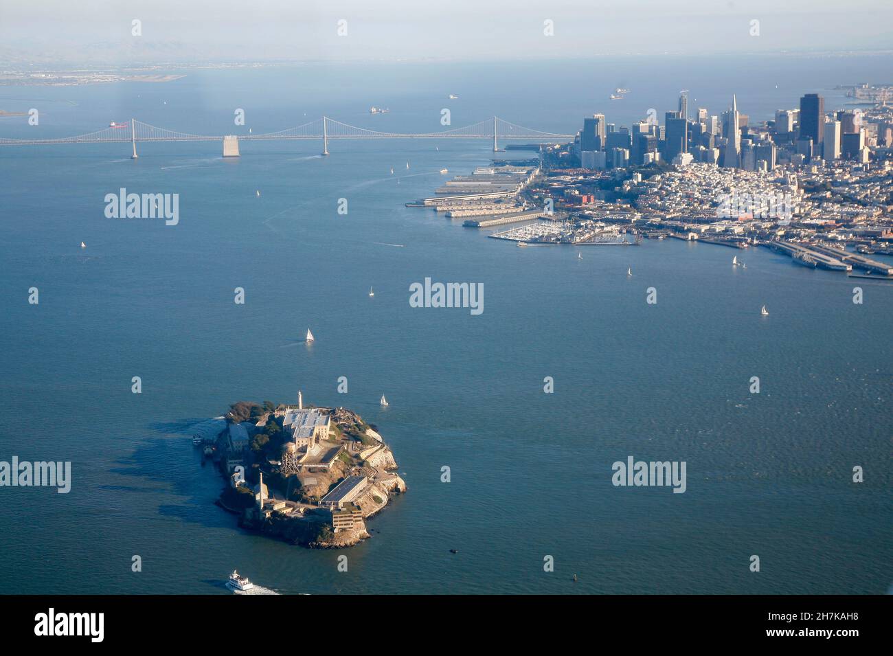 View of San Francisco from above Stock Photo