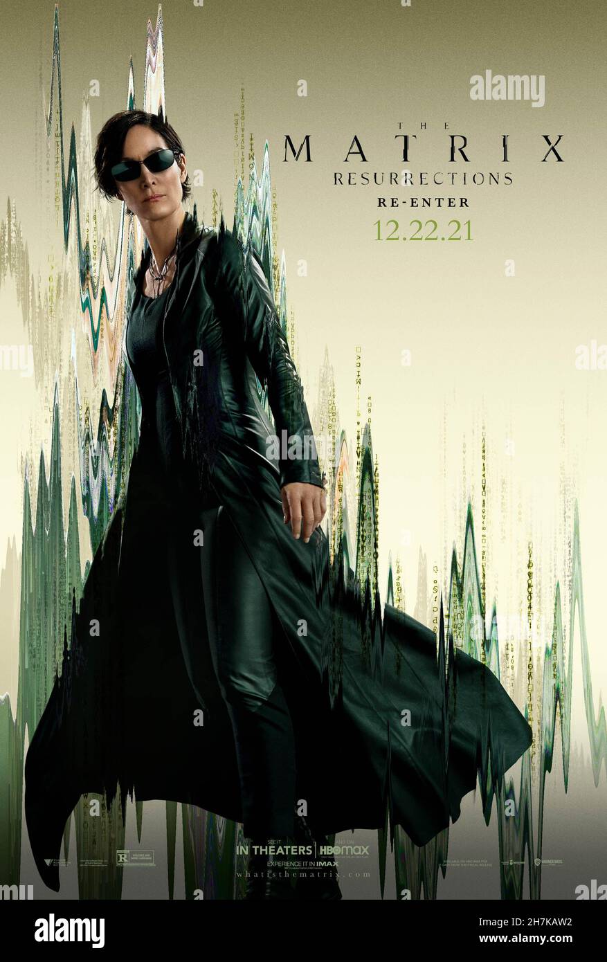 RELEASE DATE: December 22, 2021 TITLE: The Matrix Resurrections STUDIO: Village Roadshow Pictures DIRECTOR: Lana Wachowski PLOT: Unknown STARRING: CARRIE-ANNE MOSS as Trinity poster art. (Credit Image: © Village Roadshow Pictures/Entertainment Pictures Stock Photo