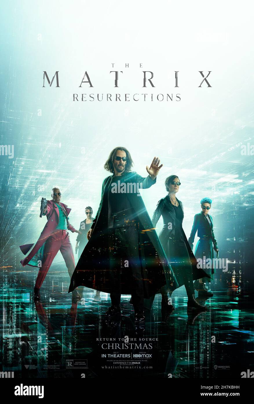 RELEASE DATE: December 22, 2021 TITLE: The Matrix Resurrections STUDIO: Village Roadshow Pictures DIRECTOR: Lana Wachowski PLOT: Unknown STARRING: KEANU REEVES as Neo poster art. (Credit Image: © Village Roadshow Pictures/Entertainment Pictures Stock Photo