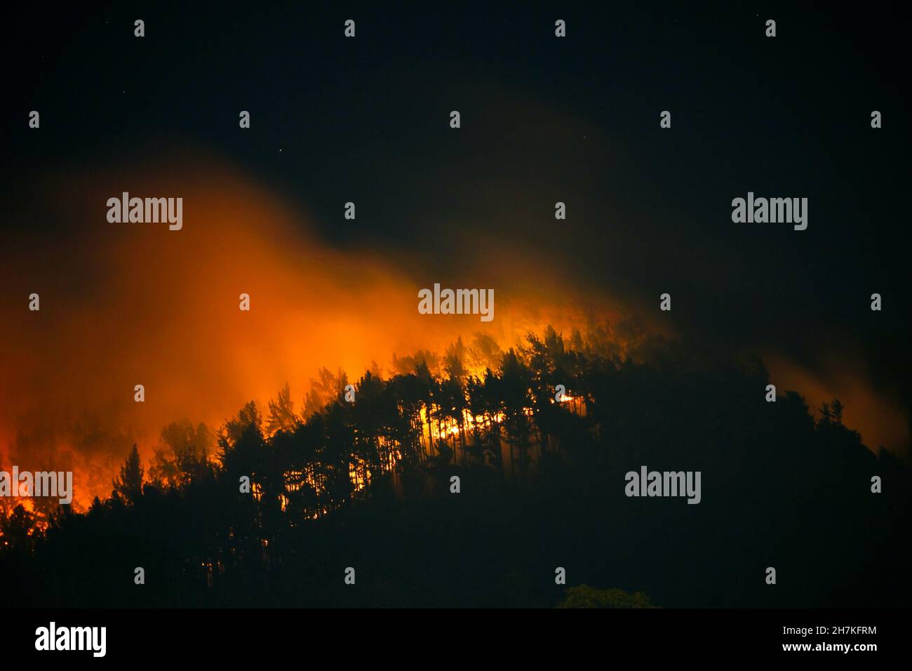 Set Fire To The Mountain Stock Photo - Alamy