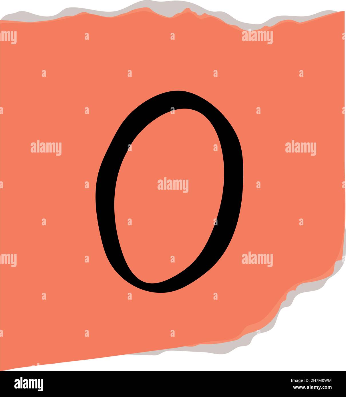 ransom note with letter O Stock Vector Image & Art - Alamy