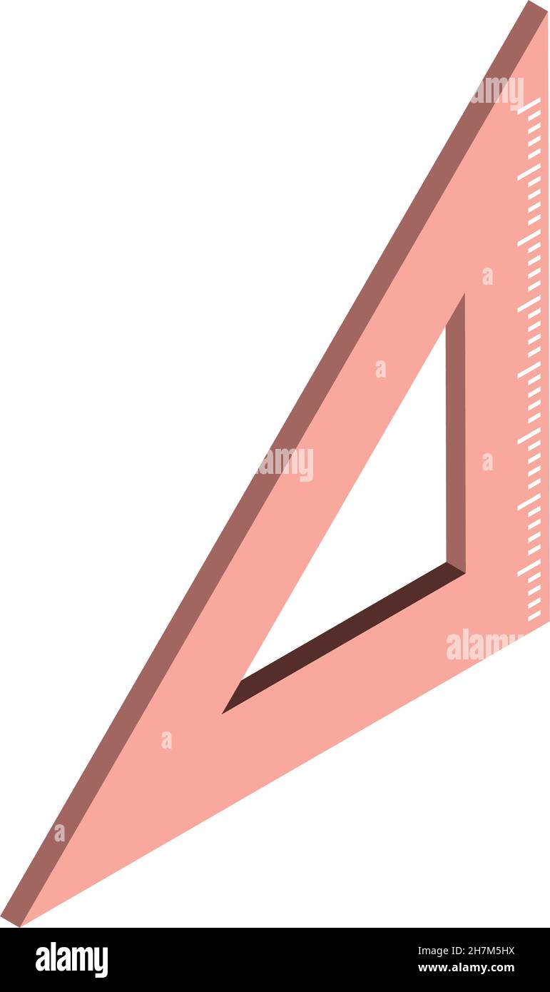 Angle ruler icon isometric hi-res stock photography and images - Alamy