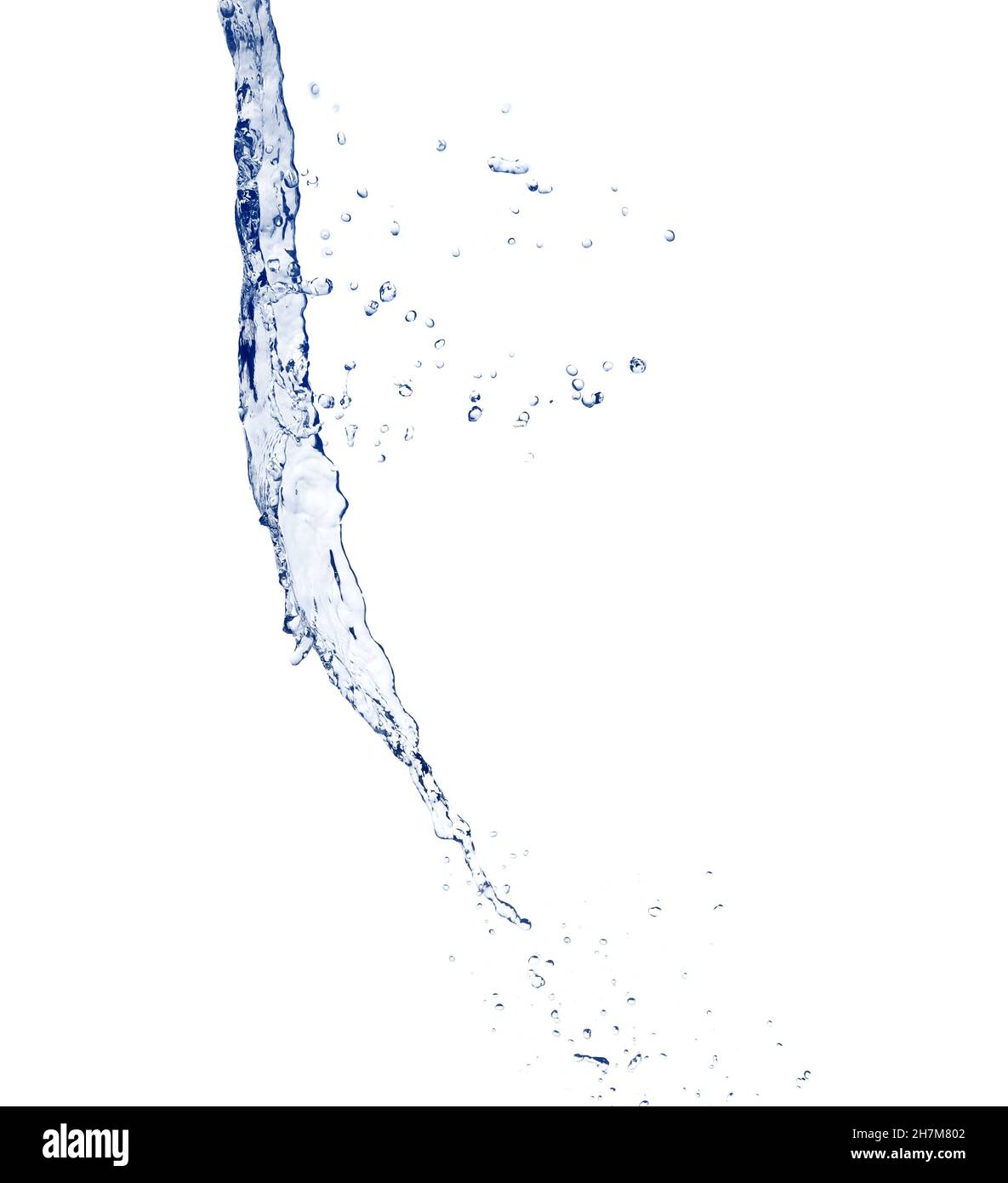 Splash of water isolated on white Stock Photo Alamy