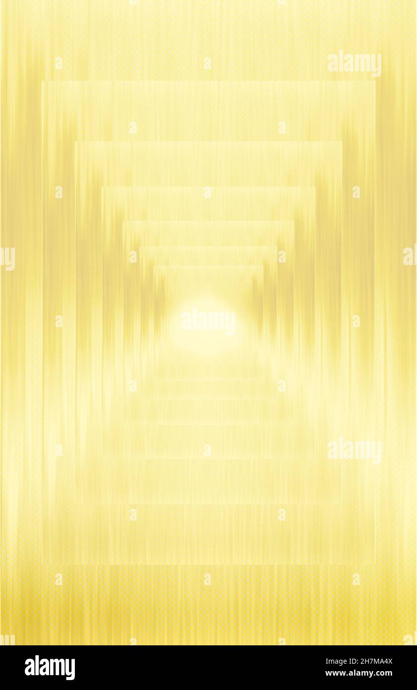 An abstract concentric golden block shape background image Stock Photo ...