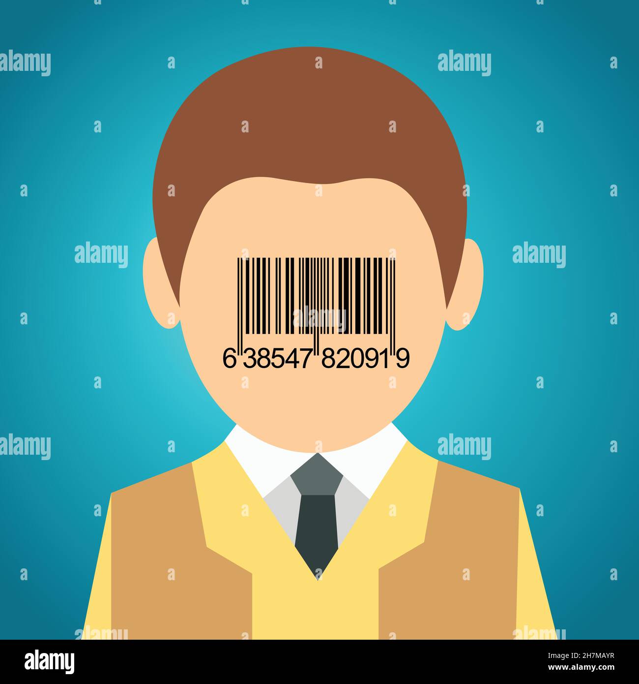 Man head faceless Stock Vector Images Alamy