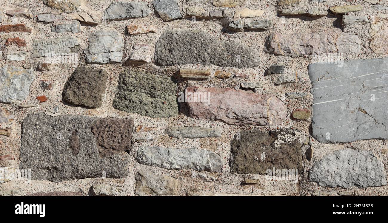 Part of old castle stone wall texture background. High quality photo ...