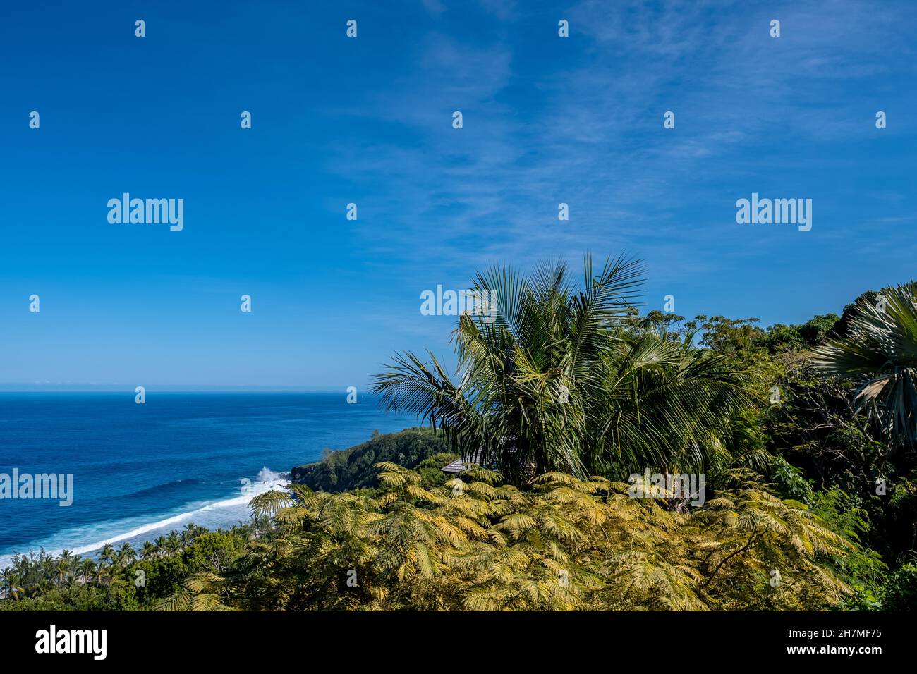 Grande Anse Beach Reunion Stock Photo Alamy