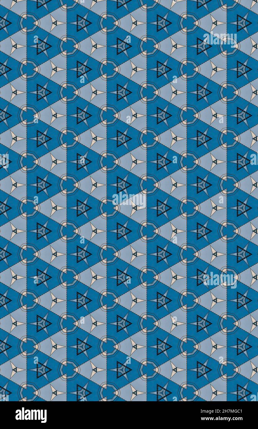 Seamless floral geometric pattern hi-res stock photography and images ...