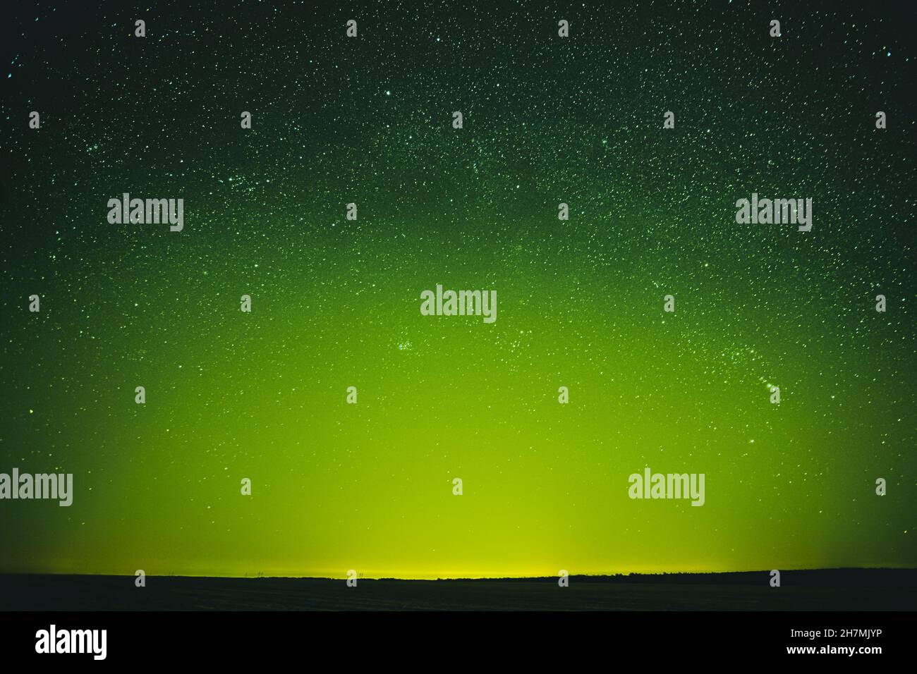 Night Sky Glowing Stars Background Backdrop With Sky Gradient ...